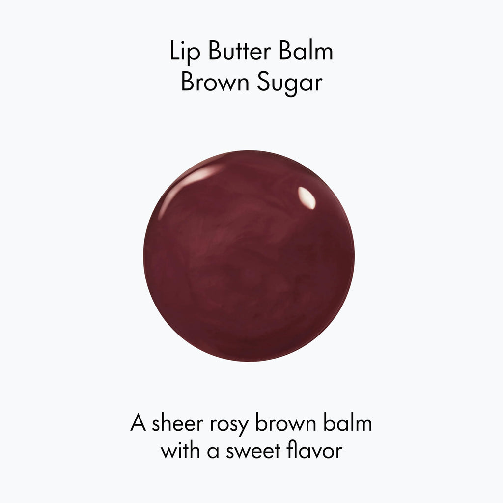 Ruby & Millie Tinted Lip Balm Brown Sugar – Hydrating Glossy Vegan Lip Butter, 0.5 oz