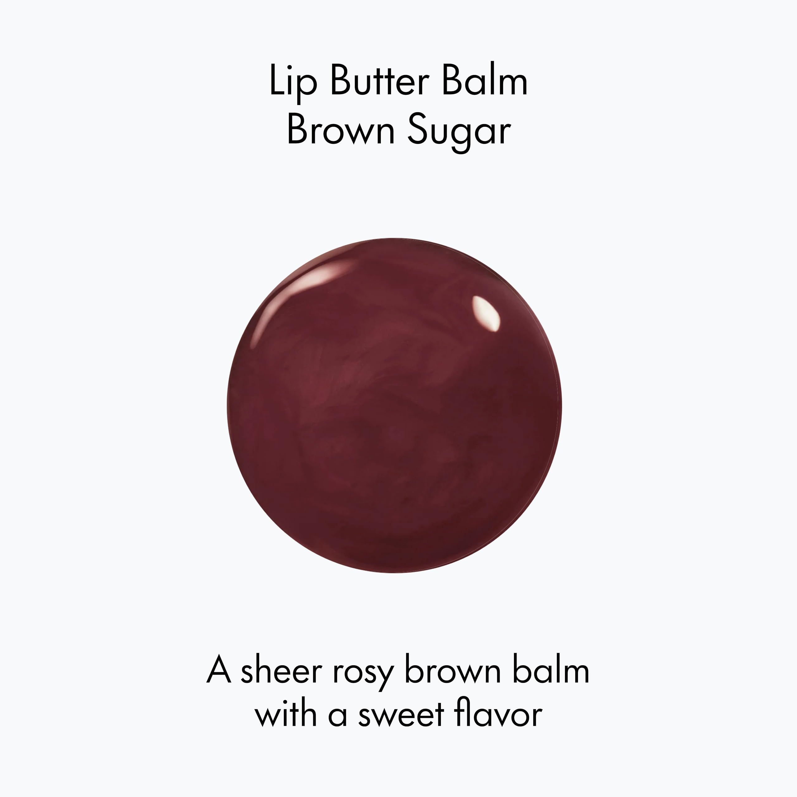 Ruby & Millie Tinted Lip Balm Brown Sugar – Hydrating Glossy Vegan Lip Butter, 0.5 oz