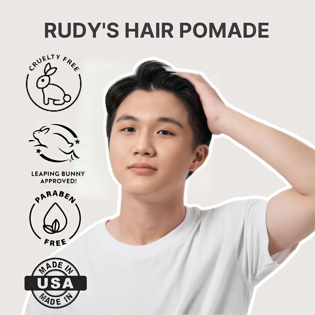 Rudy's Soft Clay Pomade – Lightweight All-Day Hold, Paraben Free (4.8 oz)