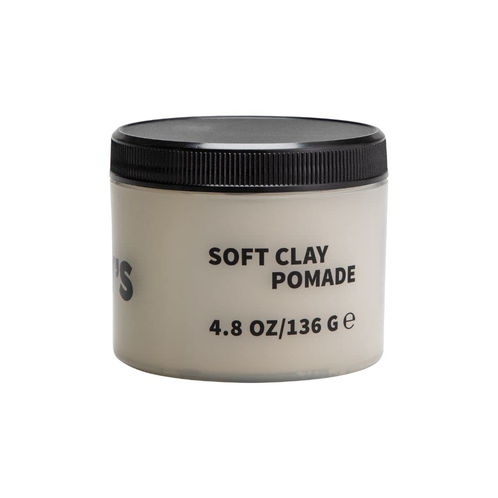 Rudy's Soft Clay Pomade – Lightweight All-Day Hold, Paraben Free (4.8 oz)