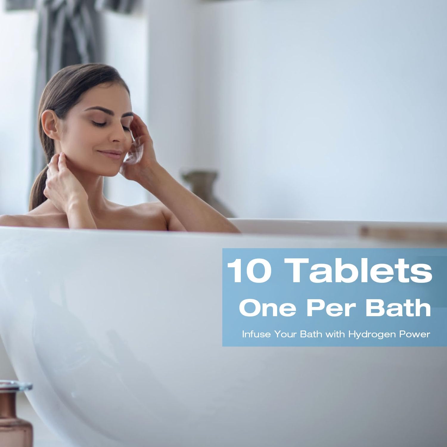 RUITN Hydrogen Bath Tablets – Spa-Quality Hydrogen Water for Bath, Foot & Face | 10 Tablets