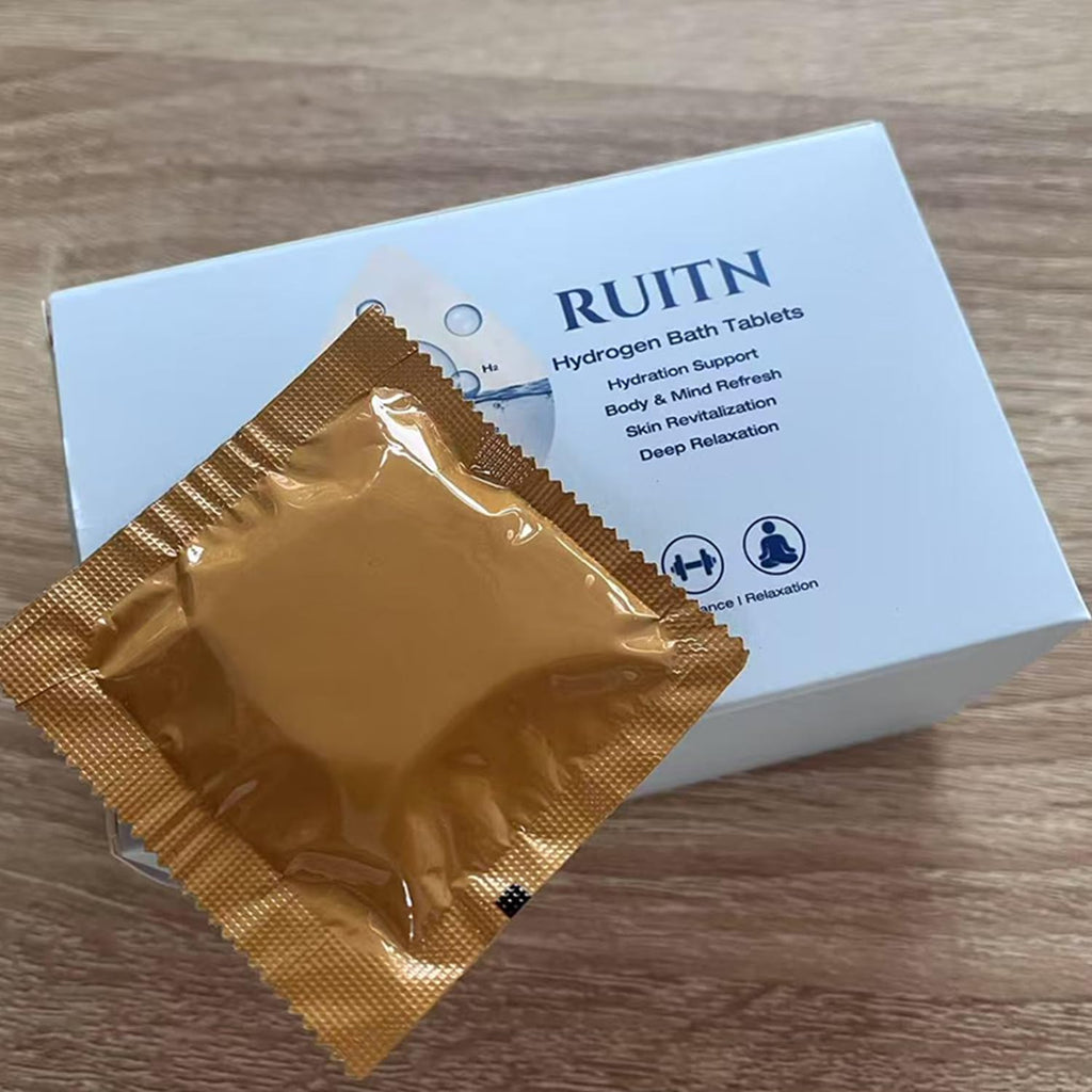RUITN Hydrogen Bath Tablets – Spa-Quality Hydrogen Water for Bath, Foot & Face | 10 Tablets