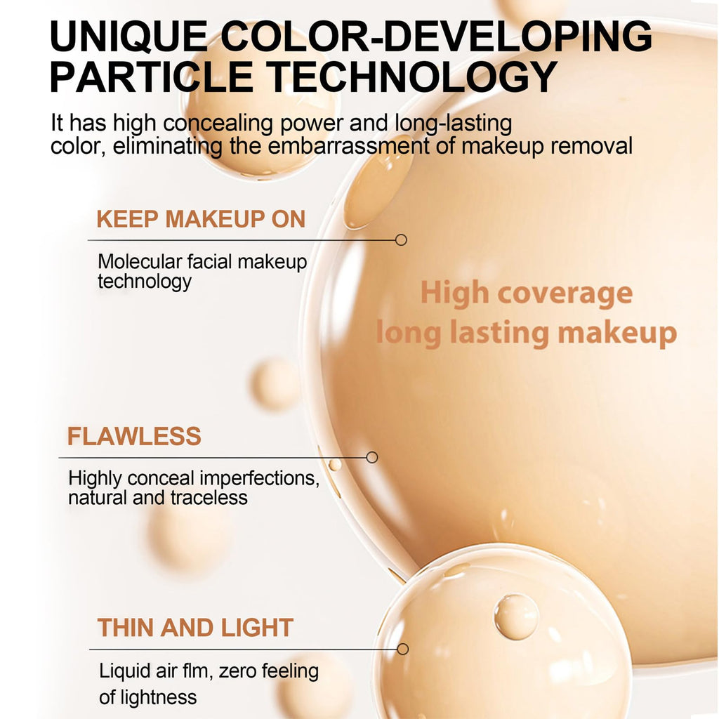 Rulinal Foundation 4 in 1 – Medium Spectrum SPF 50+ Hydrating Color-Changing Foundation