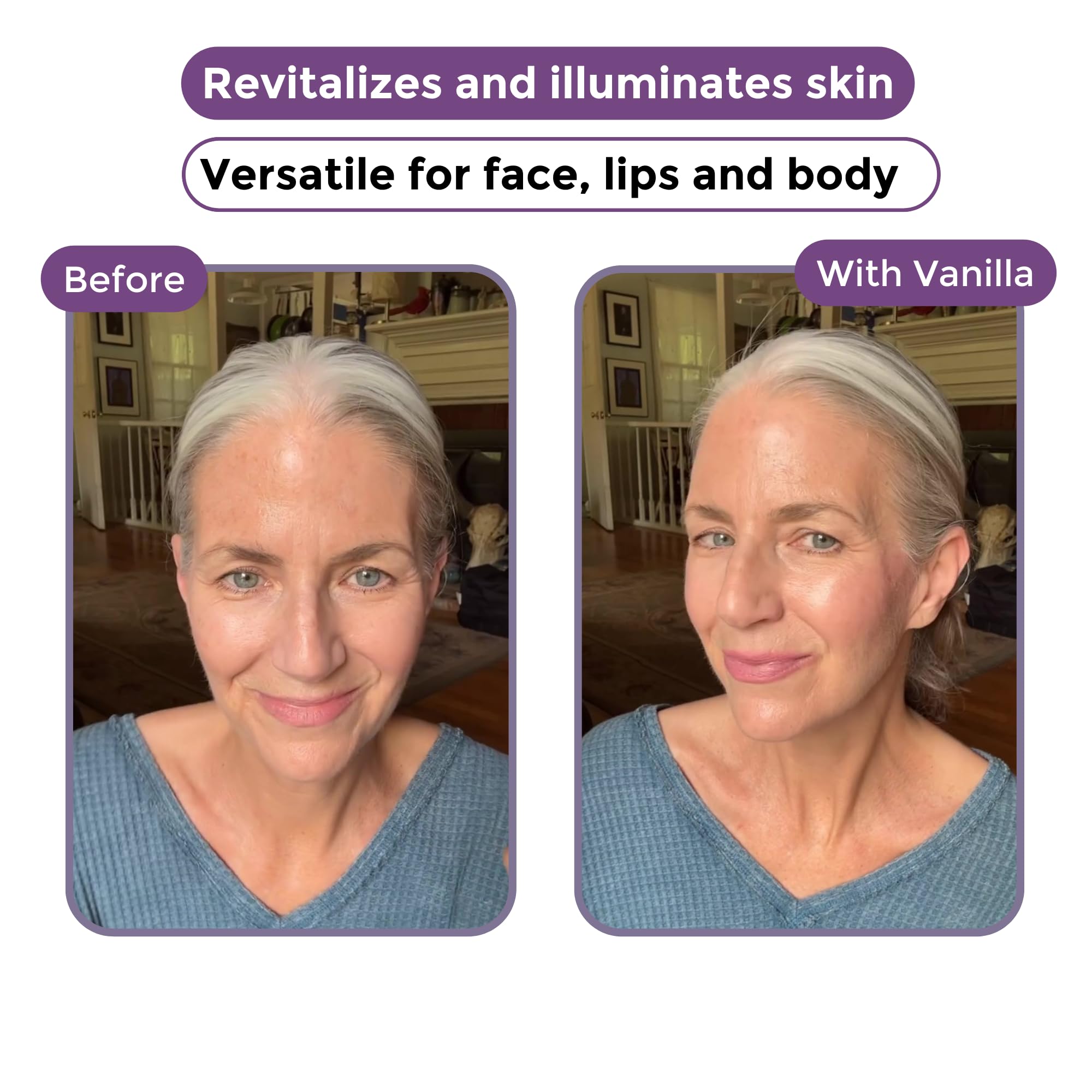 Rumi Cosmetiques InstantGlow+ 4-in-1 Highlighter Stick for Mature Skin — Radiant Glow & Nourishing Formula