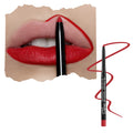 Runway Rogue Designer Liner Lip Pencil – Matte True-Red Lip Liner & Built-In Sharpener | Statement Piece