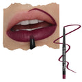 Runway Rogue Designer Liner Lip Pencil – Matte Rich Burgundy-Blackberry (Throwback)