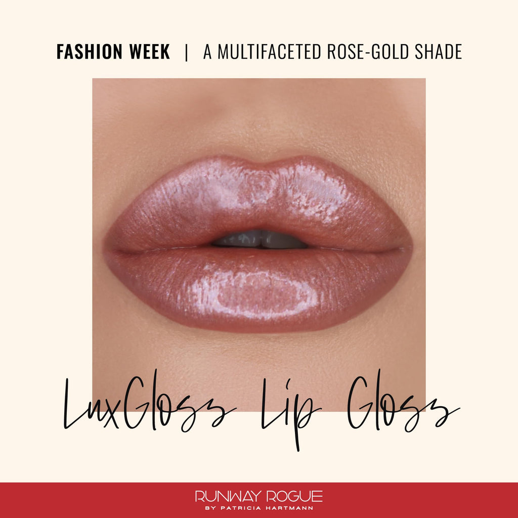 Runway Rogue LuxGloss Lip Gloss – Fashion Week Rose-Gold Shine