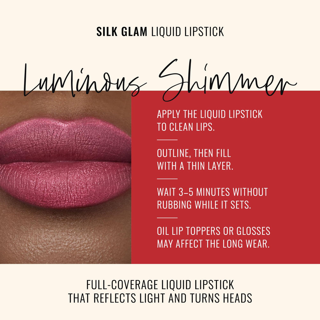 Runway Rogue Silk Glam Liquid Lipstick – First Class Frosted Berry-Rose | Long-Wear Lip Color