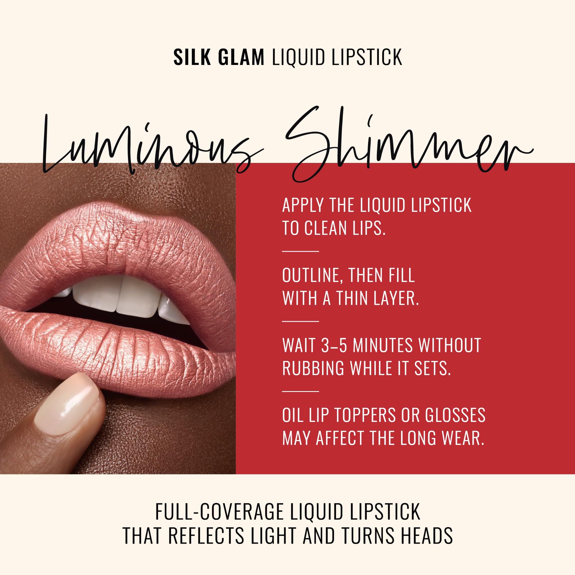 Runway Rogue Silk Glam Liquid Lipstick – Jet Set Frosted Rosy-Pink, Long-Wear