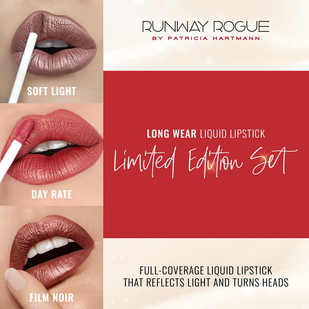 Runway Rogue Try Me x 3 Mini Long Wear Lipstick Set – Sunset Trio