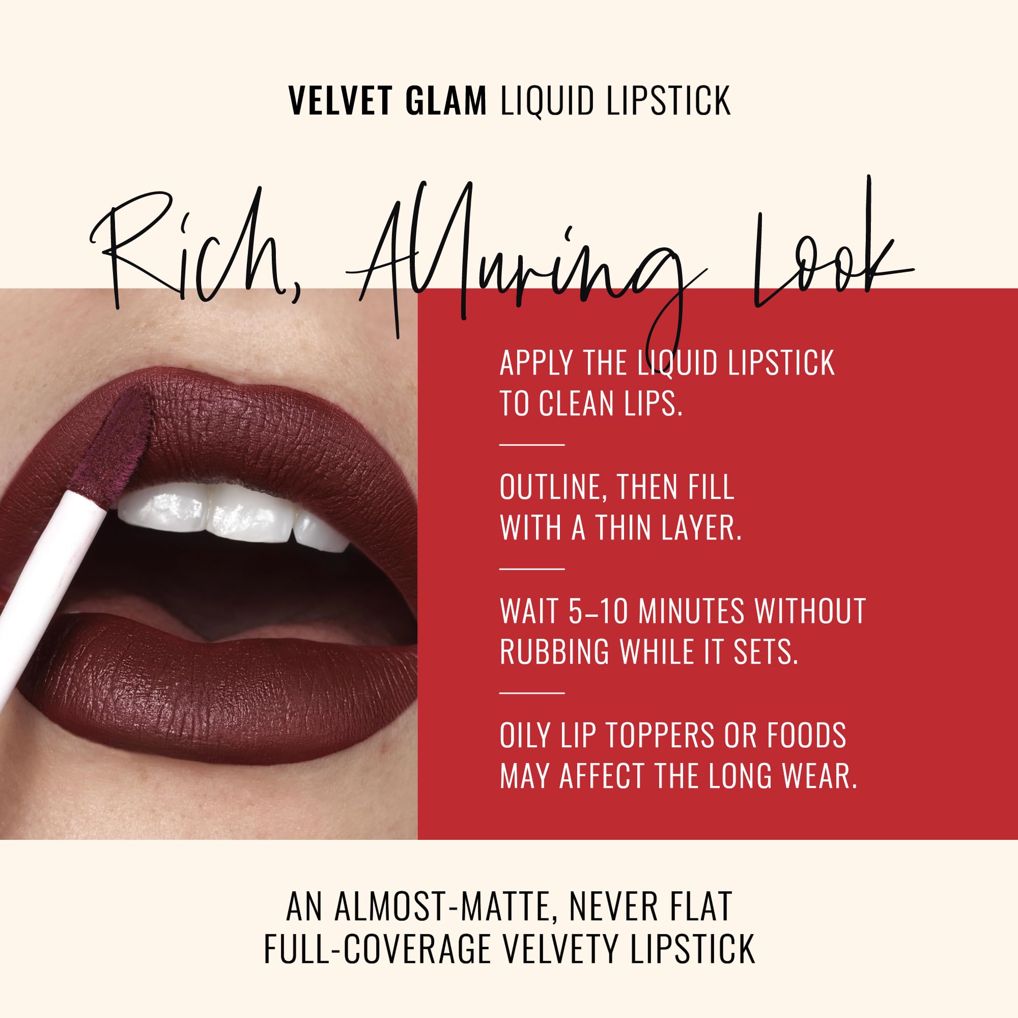 Runway Rogue Velvet Glam Liquid Lipstick – Call My Agent Burgundy Blackberry