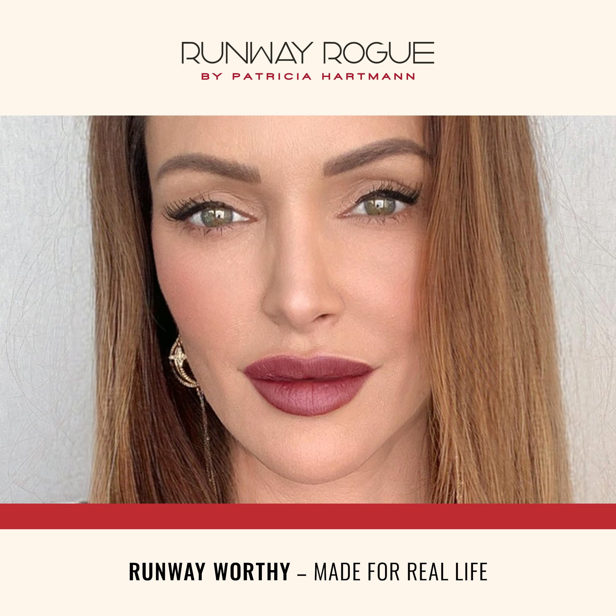 Runway Rogue Velvet Glam Liquid Lipstick – Call My Agent Burgundy Blackberry