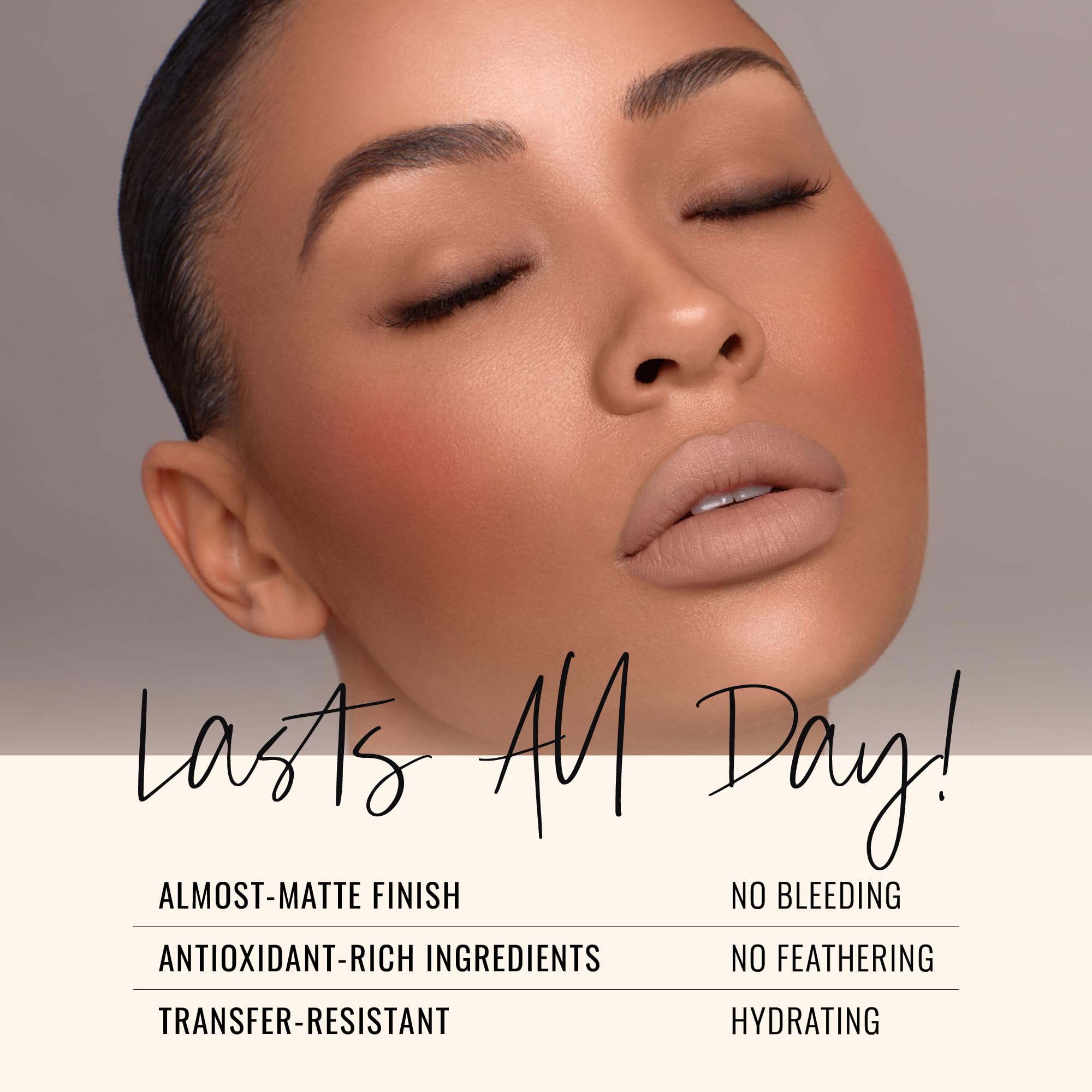 Runway Rogue Velvet Glam Liquid Lipstick – No Flash, Light Hazelnut Brown