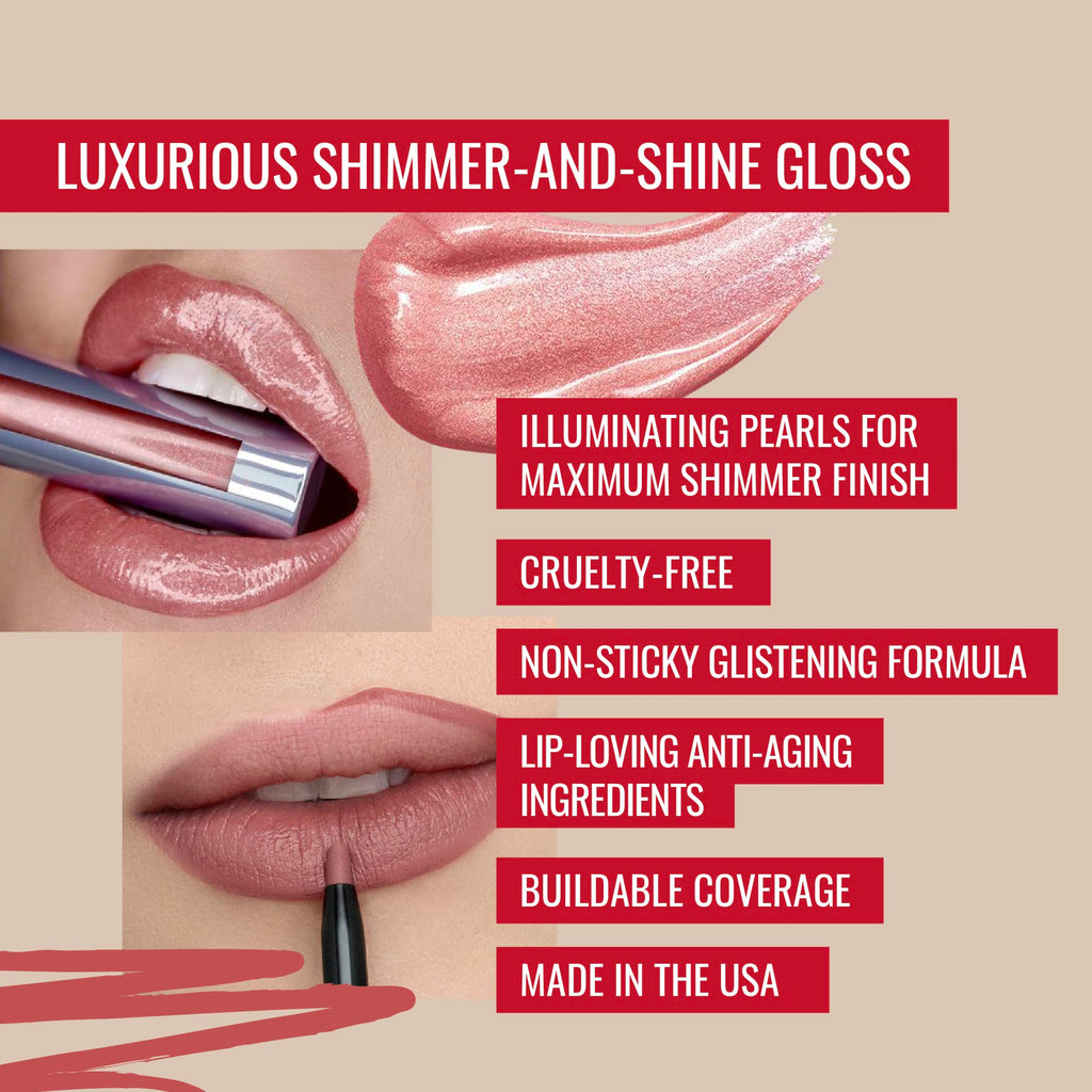 Runway Rogue LuxGloss Kit – Strike a Pose & Fashion Week Glosses + Work It Babe Lip Liner