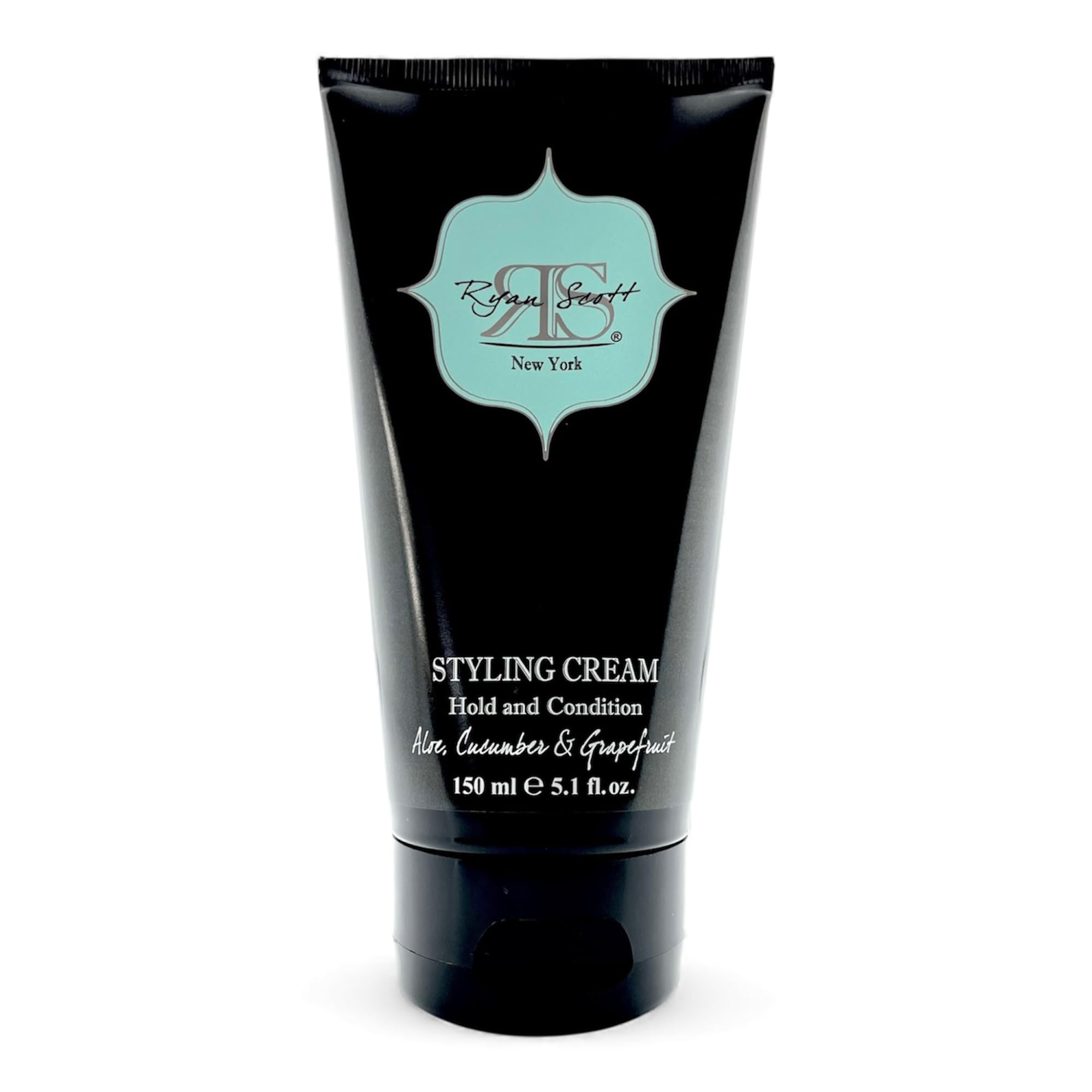Ryan Scott RS Styling Cream – Non-Greasy Hold, Aloe-Cucumber-Grapefruit Fragrance, 5.1 oz