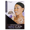 Magic Collection Stocking Expandable Wig Cap No.2225BLA: Secure & Comfortable Foundation for Wigs