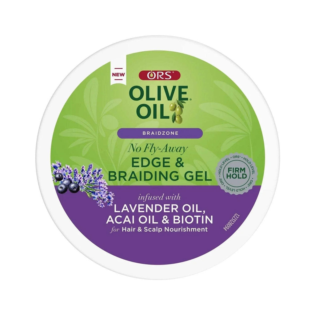 ORS Olive Oil Braidzone No Fly-Away Edge & Braiding Gel 227g