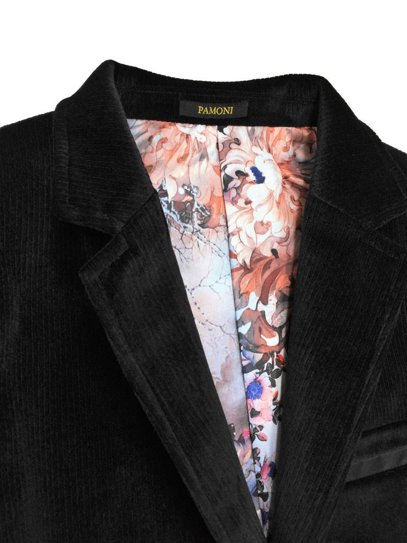 Black Velvet Casual Jacket