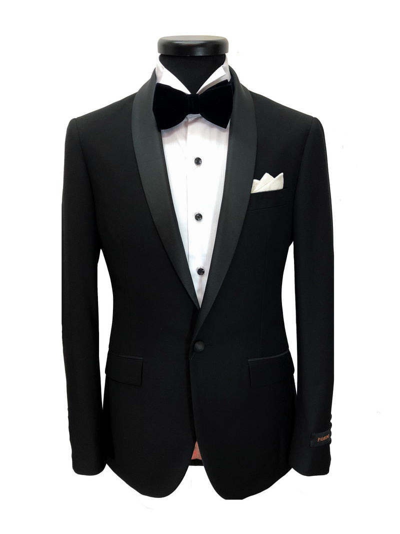 Black Slim Fit Dinner Suit