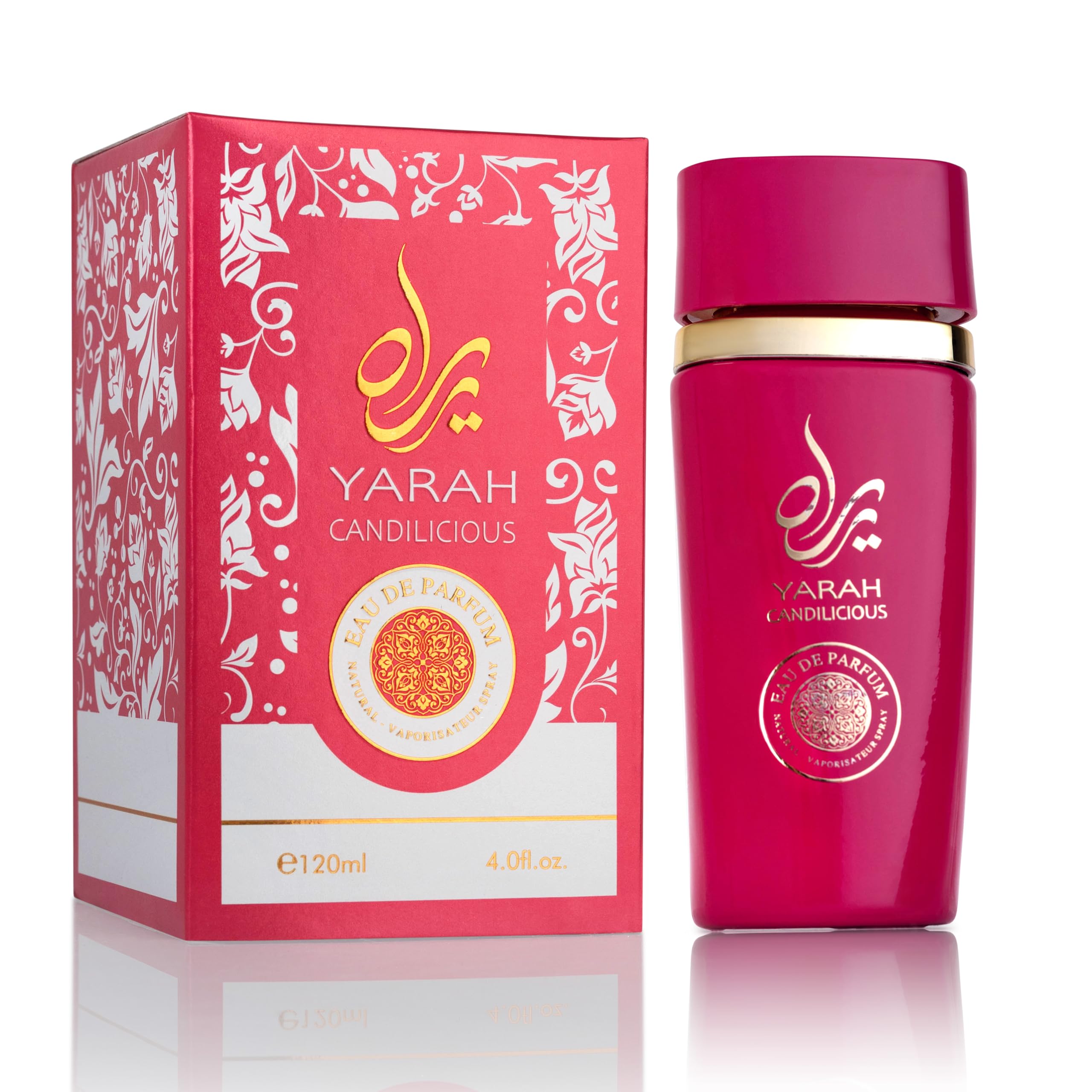 SAADAH Yarah Candilicious Eau De Parfum for Women – Fruity Floral Gourmand, Long-Lasting 4.0 Fl. Oz