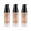 SACE LADY 3 Pack Pro Full Cover Liquid Concealer – Waterproof Matte Finish, Warm Natural
