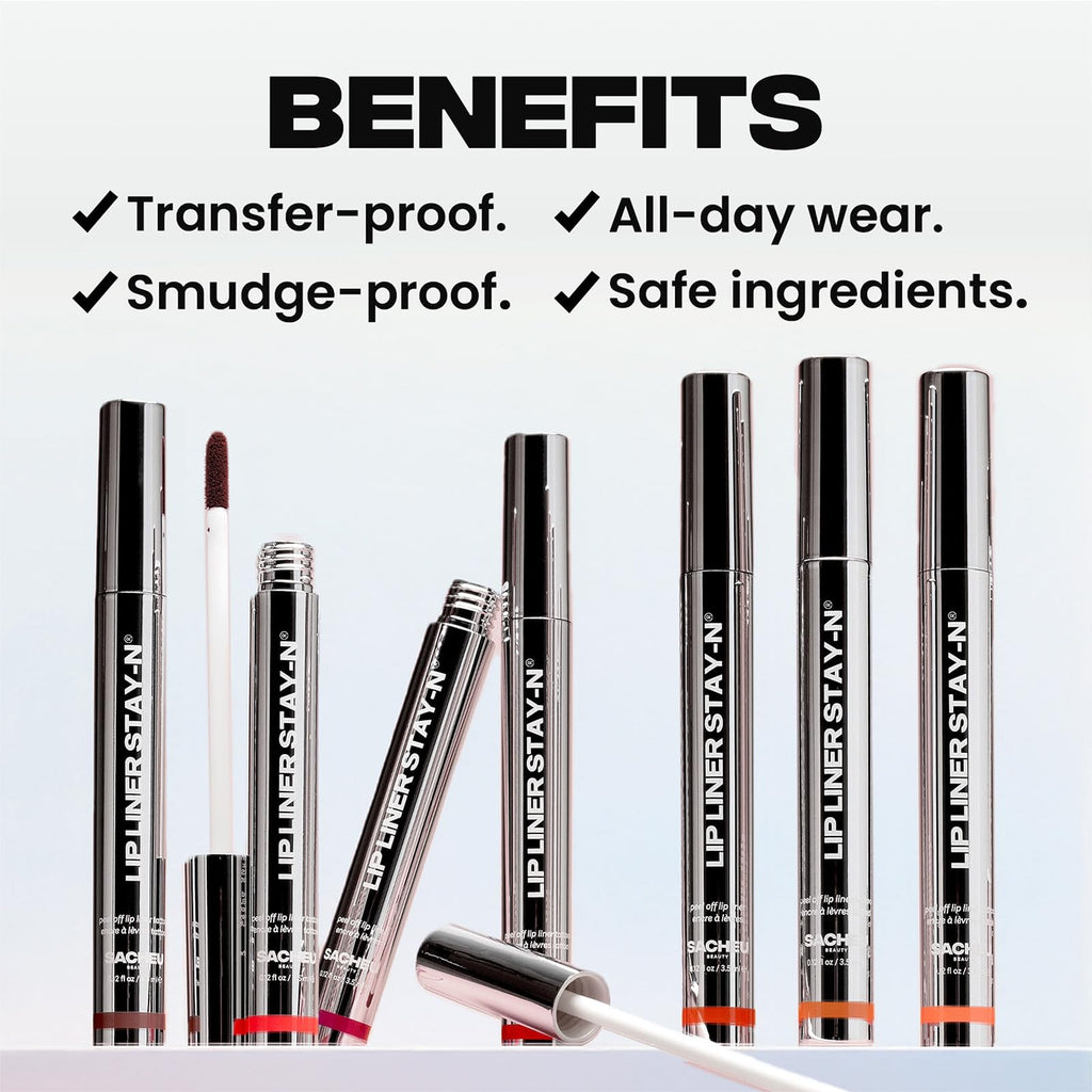 Sacheu Stay-N Peel-Off Lip Stain – Long-Wear, Transfer-Proof Lip Liner (Vegan & Cruelty-Free)