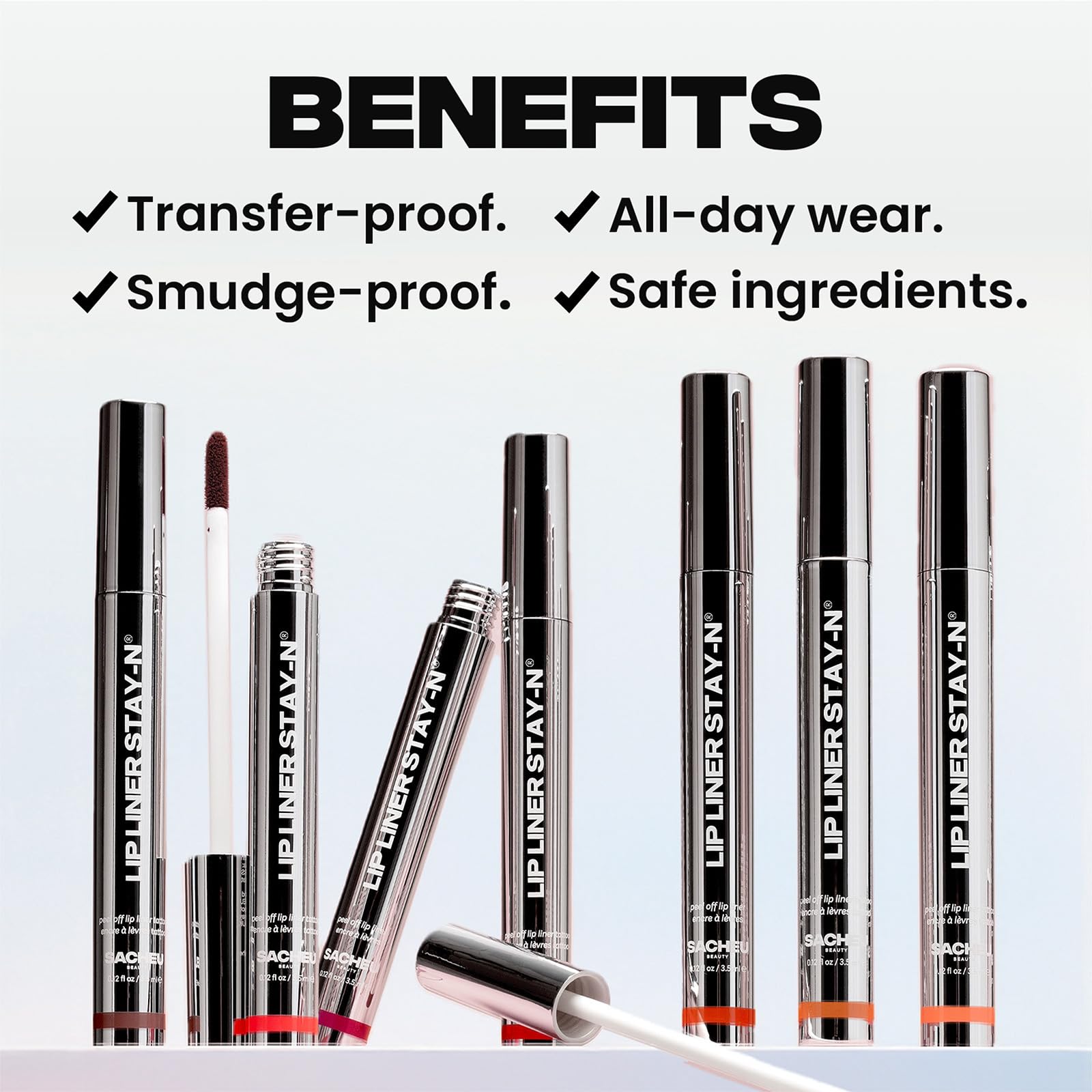Sacheu Stay-N Peel-Off Lip Stain – Long-Wear, Transfer-Proof Lip Liner (Vegan & Cruelty-Free)