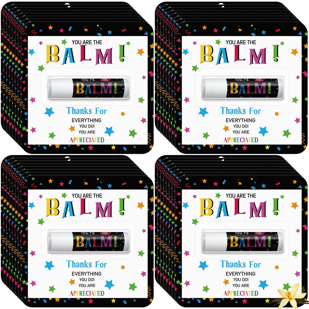 Sacubee 15 Pack Lip Balm Gifts Bulk — You're the Balm | Teacher & Employee Appreciation
