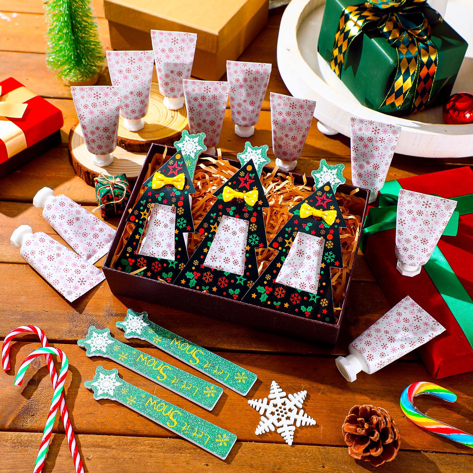 Sacubee 36-Piece Christmas Hand Cream & Nail File Gifts Set