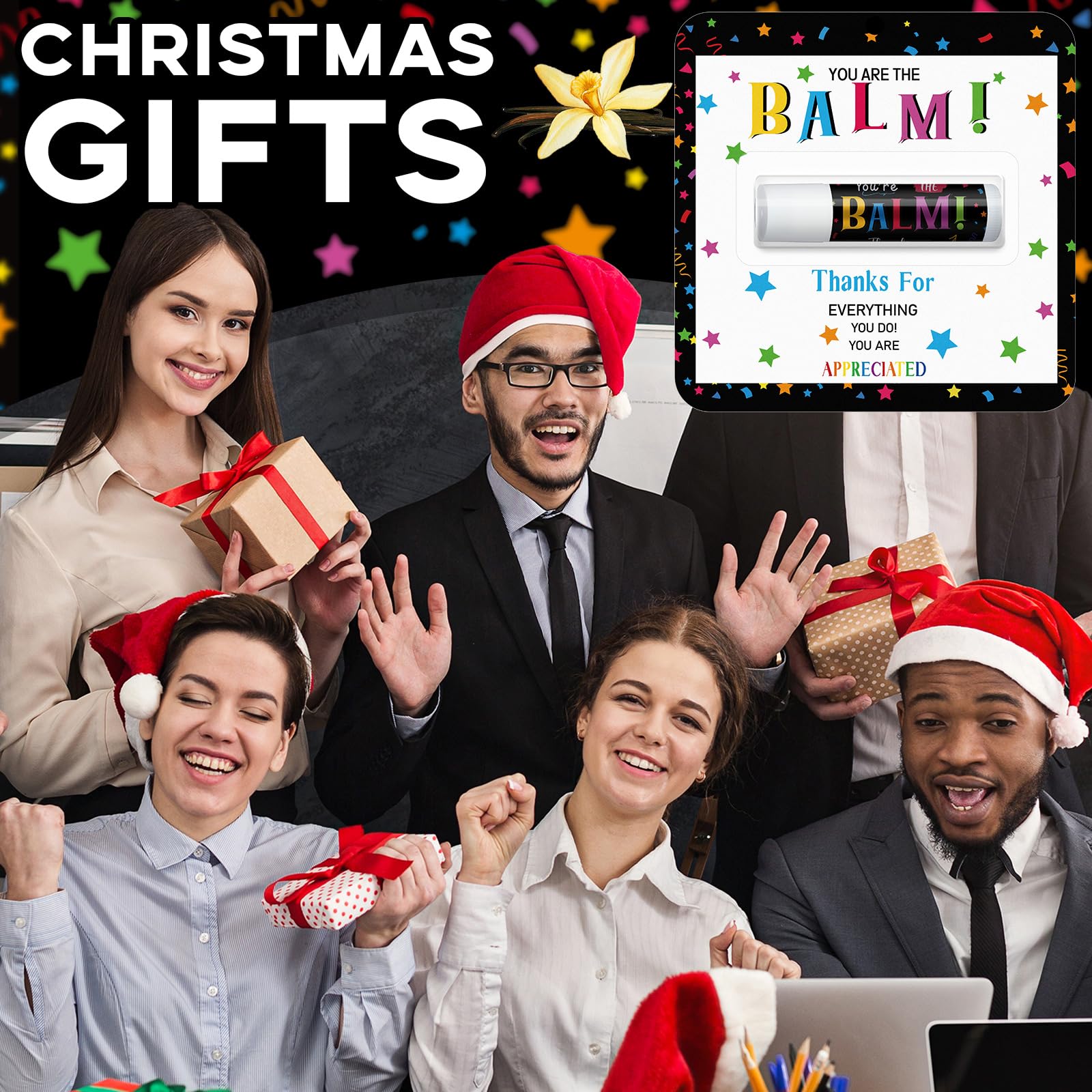 Sacubee 15 Pack Lip Balm Gifts Bulk — You're the Balm | Teacher & Employee Appreciation