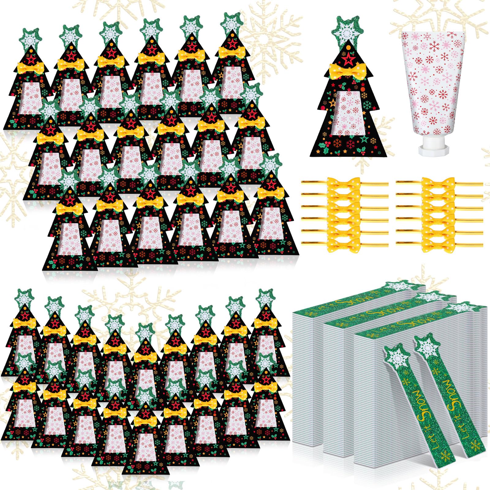 Sacubee 36-Piece Christmas Hand Cream & Nail File Gifts Set