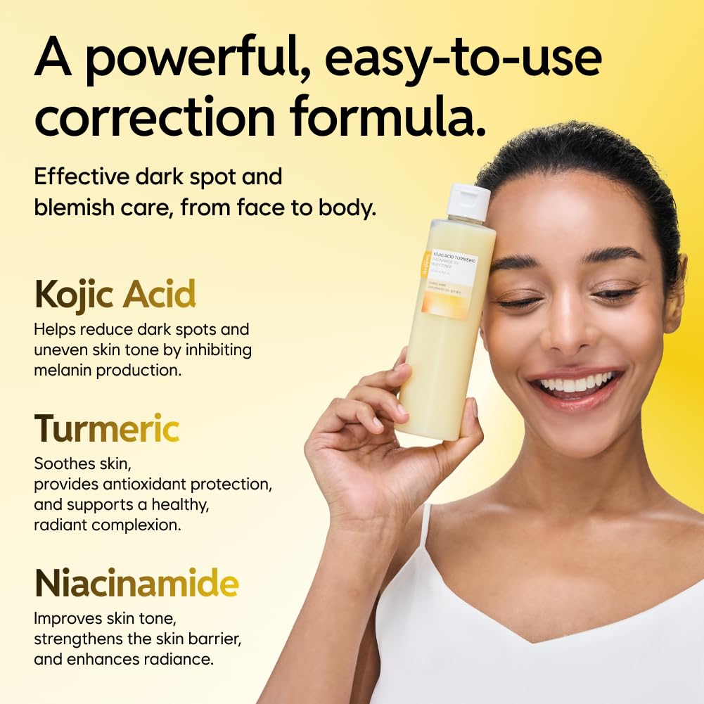 SAEKDONG SEOUL 5% Niacinamide Milky Toner with Kojic Acid & Turmeric – Dark Spots & Gentle Hydration (200ml)