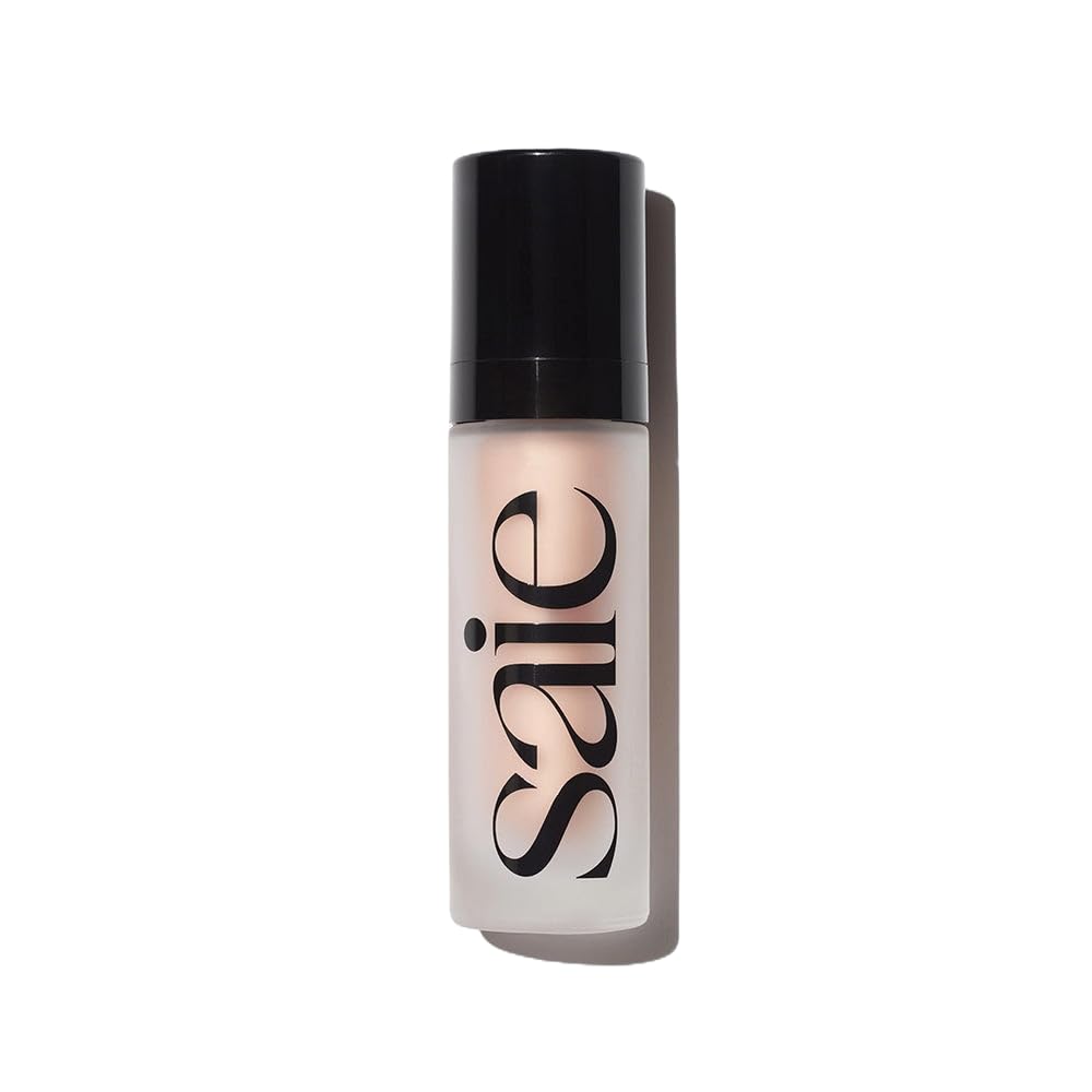 Saie Glowy Super Gel — Hydrating Primer & Illuminating Glow Serum with Vitamin C & Squalane (Warmglow)