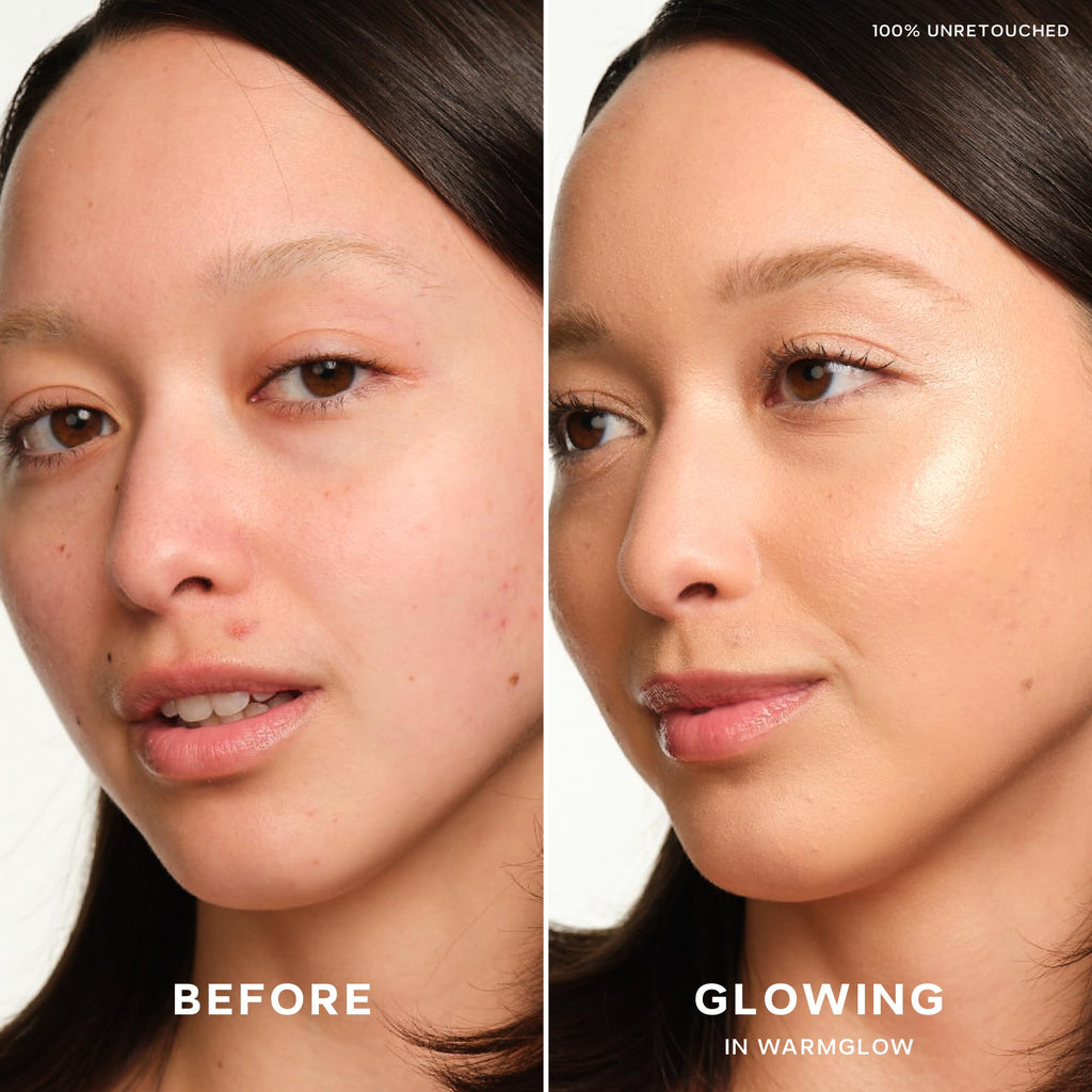 Saie Glowy Super Gel — Hydrating Primer & Illuminating Glow Serum with Vitamin C & Squalane (Warmglow)