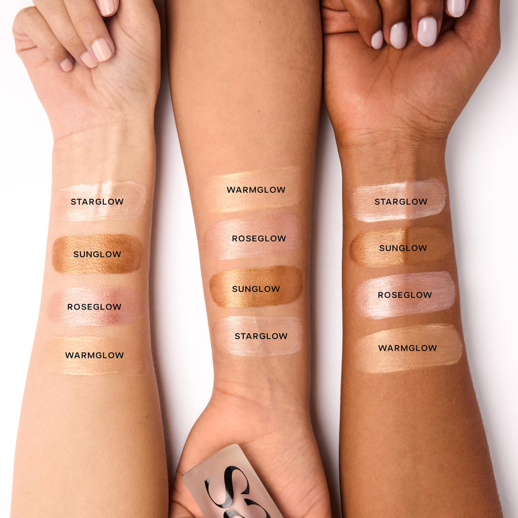 Saie Glowy Super Gel — Hydrating Primer & Illuminating Glow Serum with Vitamin C & Squalane (Warmglow)
