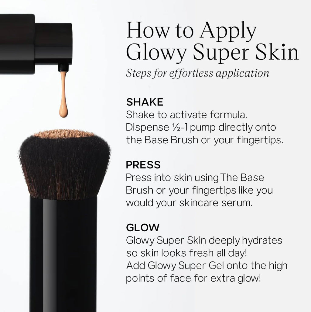 Saie Glowy Super Skin Tint Foundation – Weightless Dewy Coverage, Shade 20