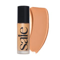 Saie Glowy Super Skin Tint Foundation Shade 19 – Weightless Dewy Finish, Skincare Serum Hybrid