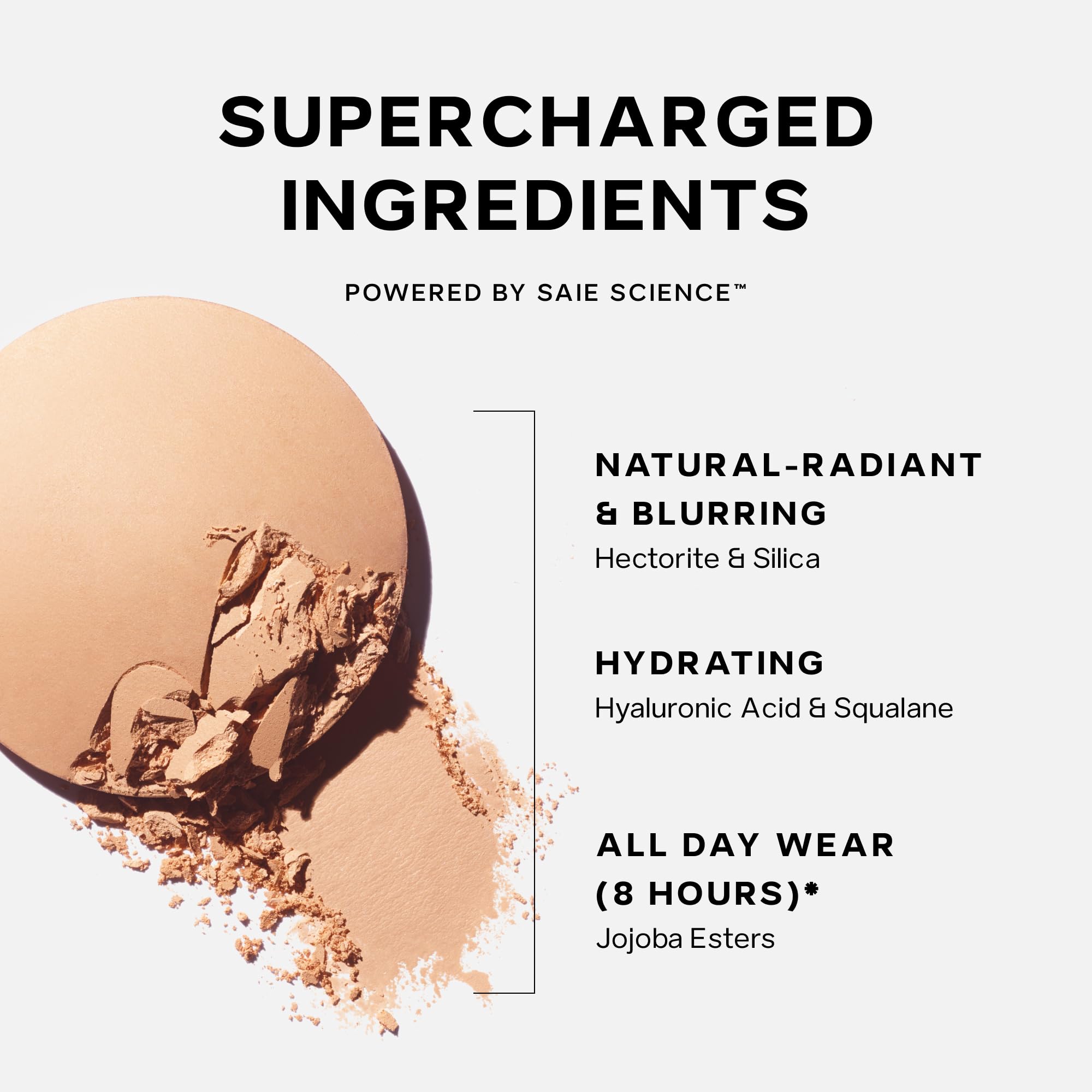 Saie Slip Tint Baked Setting Powder Translucent 2 – Light to Medium | 0.24 oz