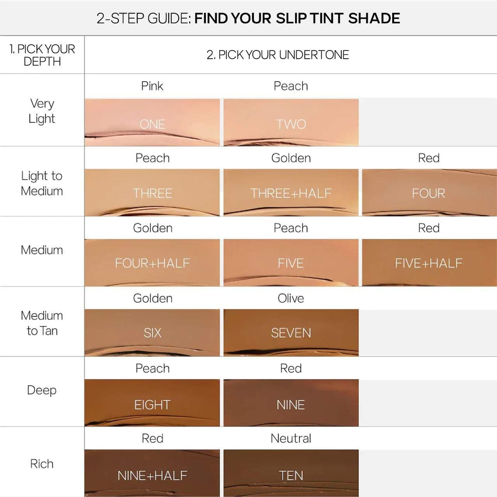 Saie Slip Tint SPF 35 Tinted Moisturizer – Light Coverage, Glowy Skin Tint with Hyaluronic Acid (Shade Five + Half) – 1.35 oz