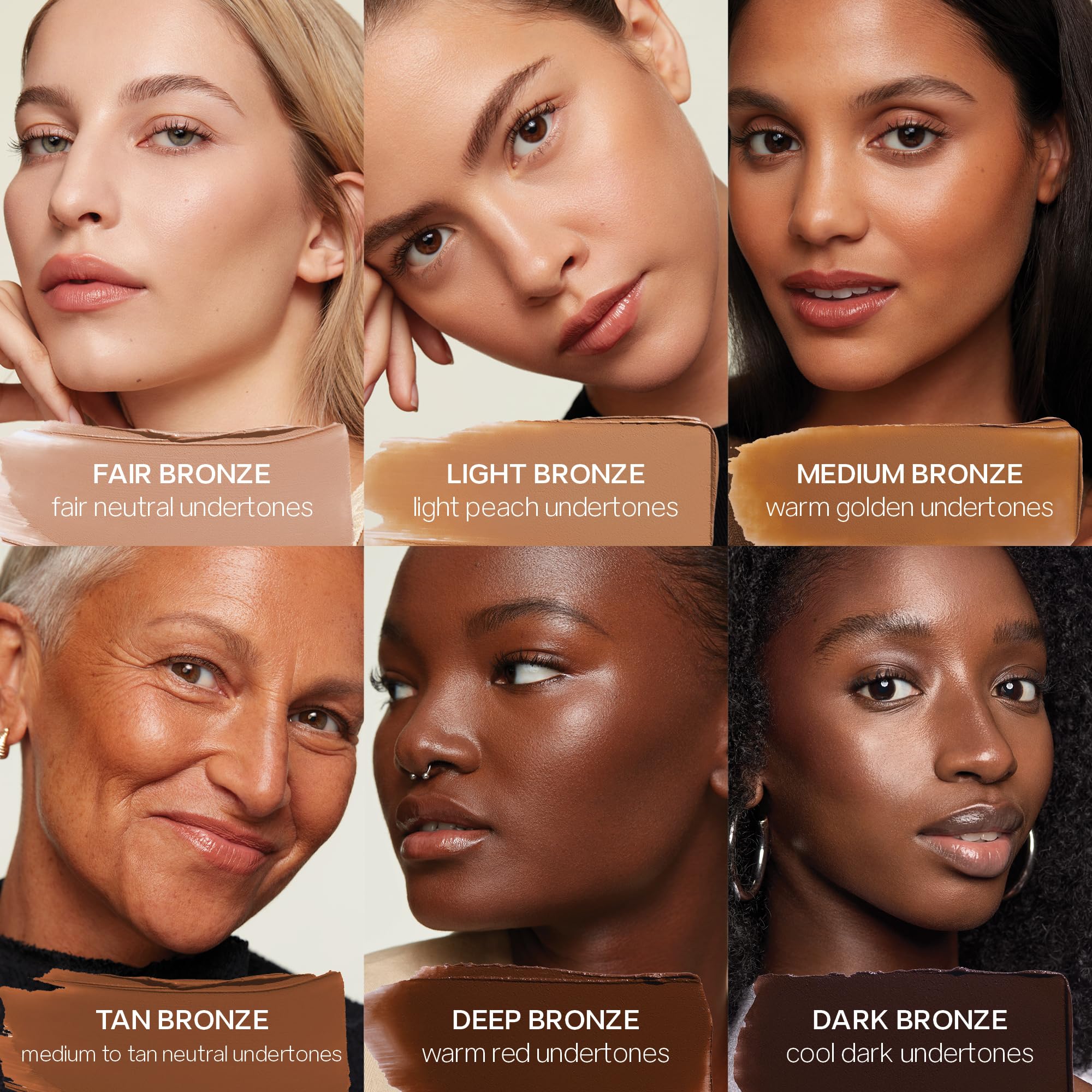 Saie Sun Melt Cream Bronzer – Buildable Balm for Effortless Sculpt & Natural Glow | Medium Bronze