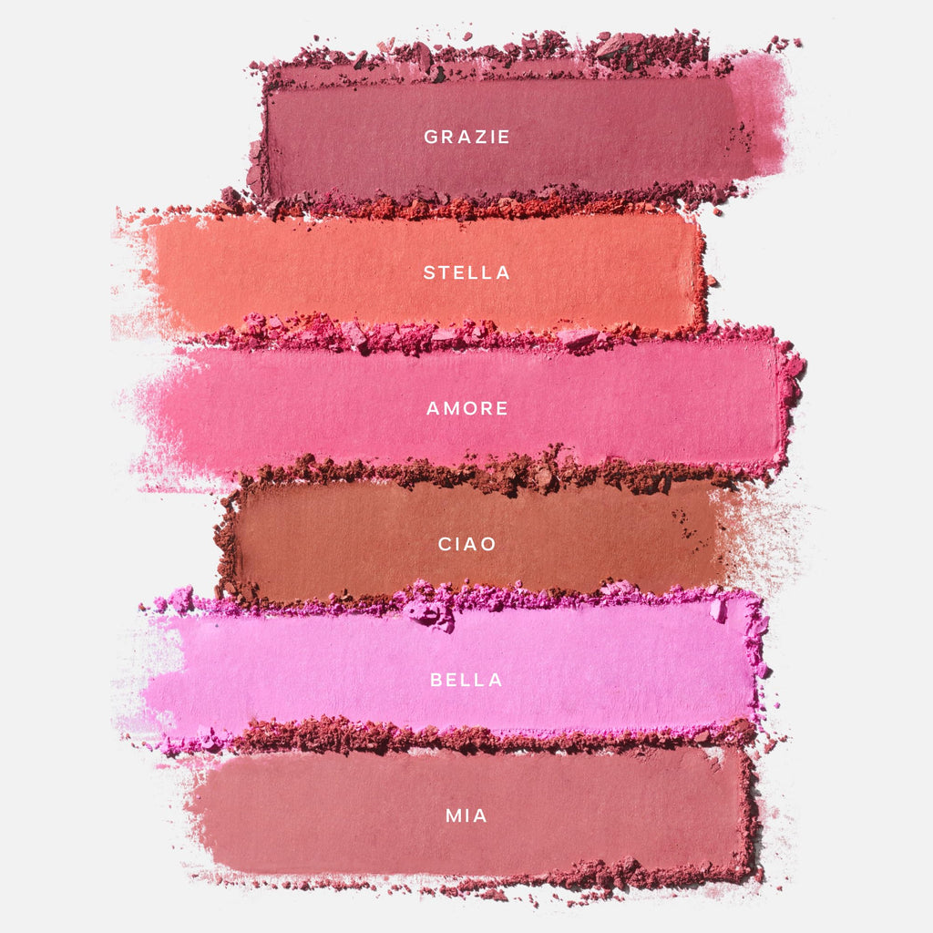 Saie SuperSuede Baked Blush – Talc-Free Hydrating Cheek Color with Hyaluronic Acid (Bella, 0.1 oz)