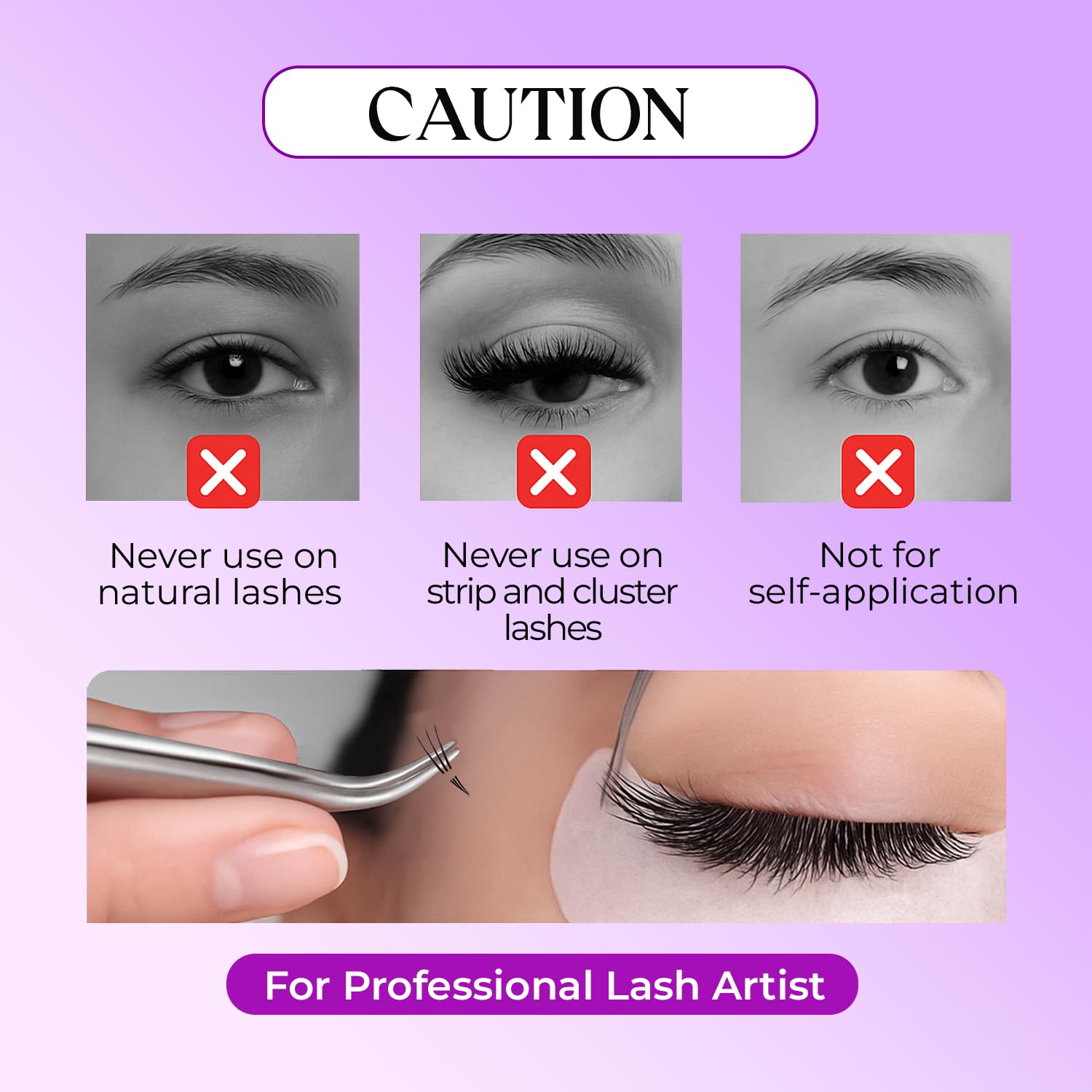 SAIGON LASH Extreme Hold Progress Eyelash Glue – 1–2s Dry, 8 Weeks Hold, 5ml Black Adhesive