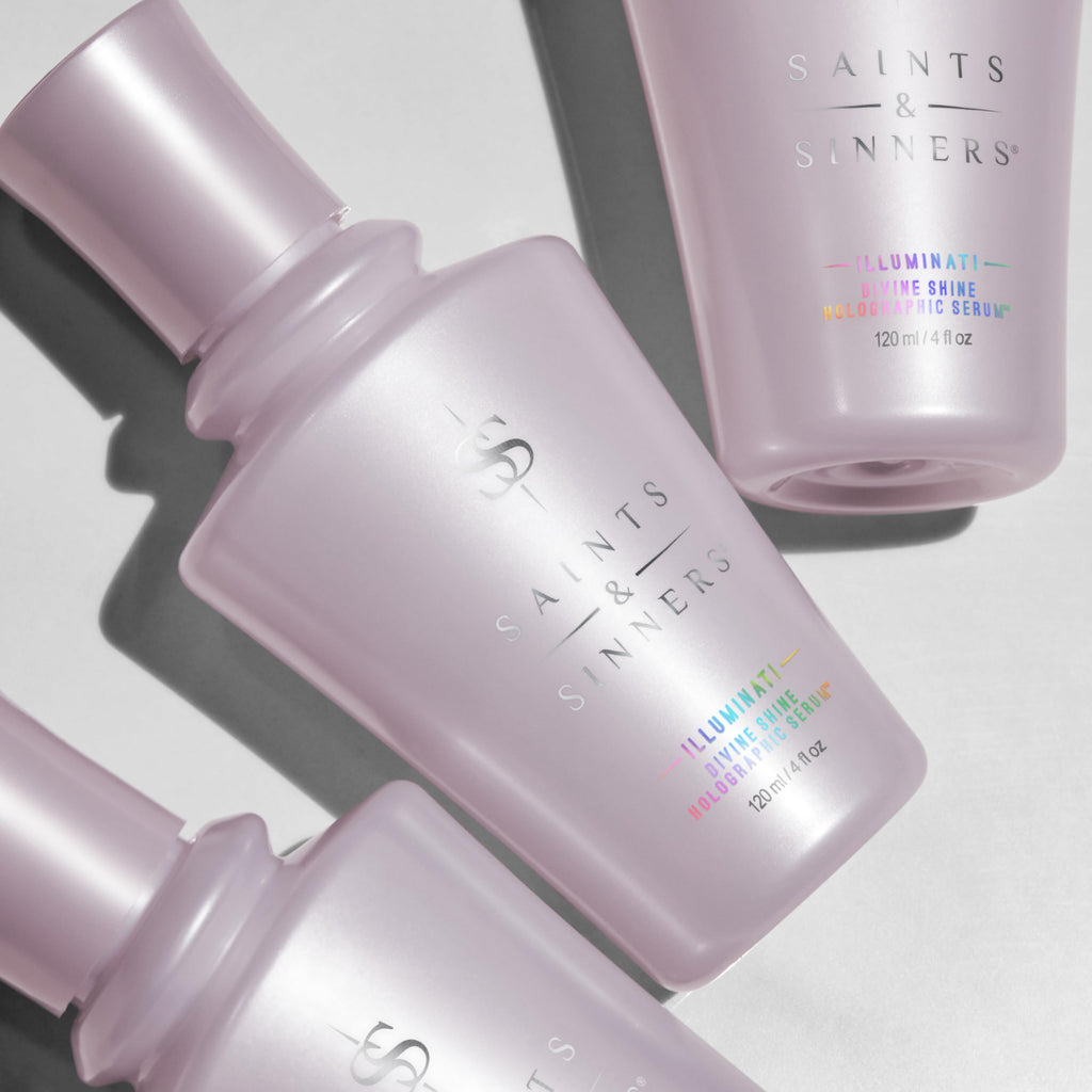 Saints & Sinners Illuminati Divine Shine Holographic Serum – Smoothing Hair Shine & Protection