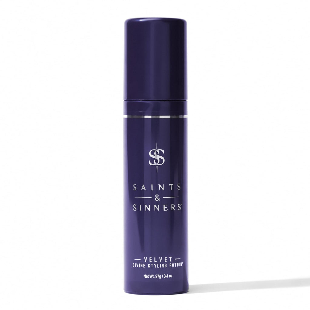 Saints & Sinners Velvet Divine Styling Potion – Award-Winning Thermal Protectant & Anti-Frizz Cream (3.4 oz)