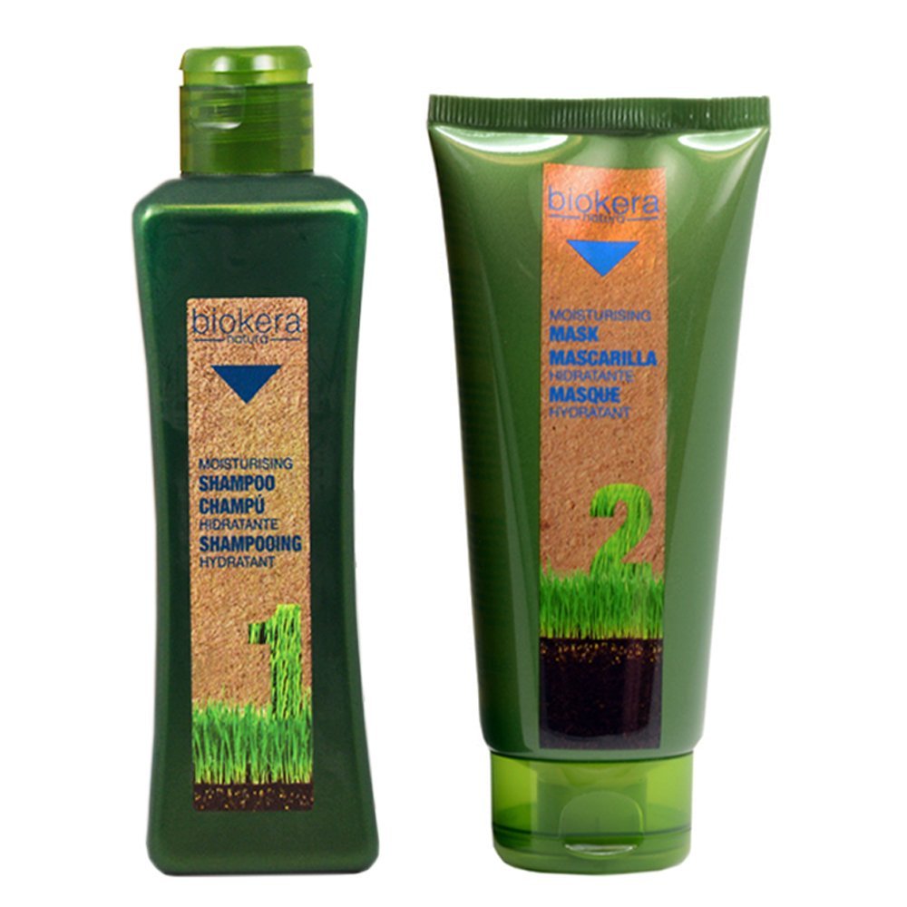 Salerm Biokera Natura Moisturizing Shampoo & Mask Combo by Salerm