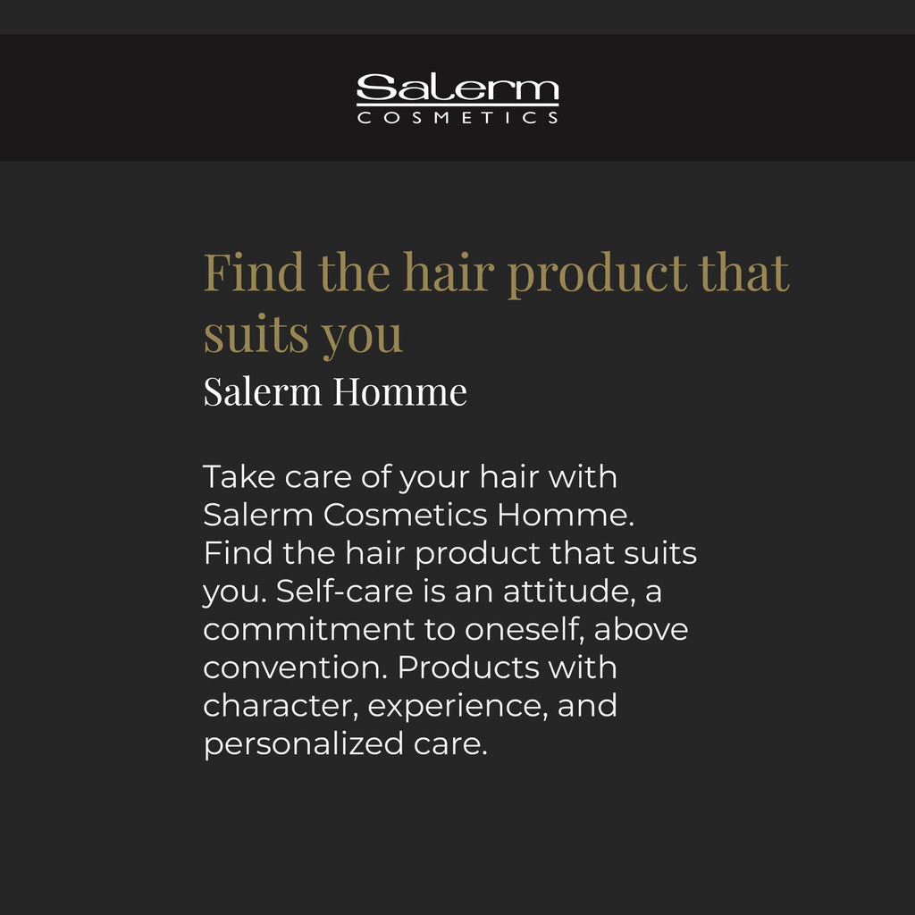 SALERM Men's Hair Styling Gel - Intense Hold Blue Gel, Hydrating, Alcohol-Free 500ml