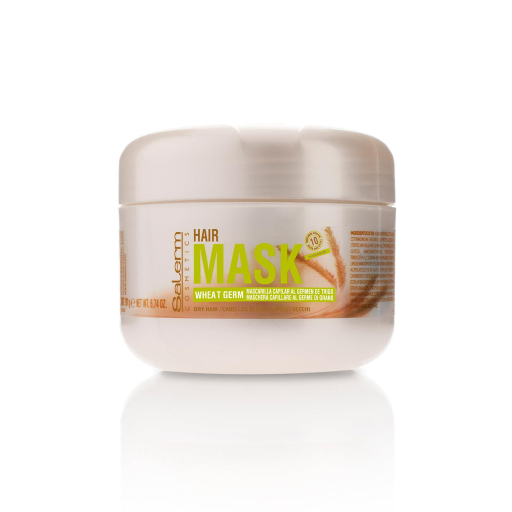 SALERM Nourishing Hair Mask with Wheat Germ – Deep Hydration for Dry & Damaged Hair | 6.74 oz