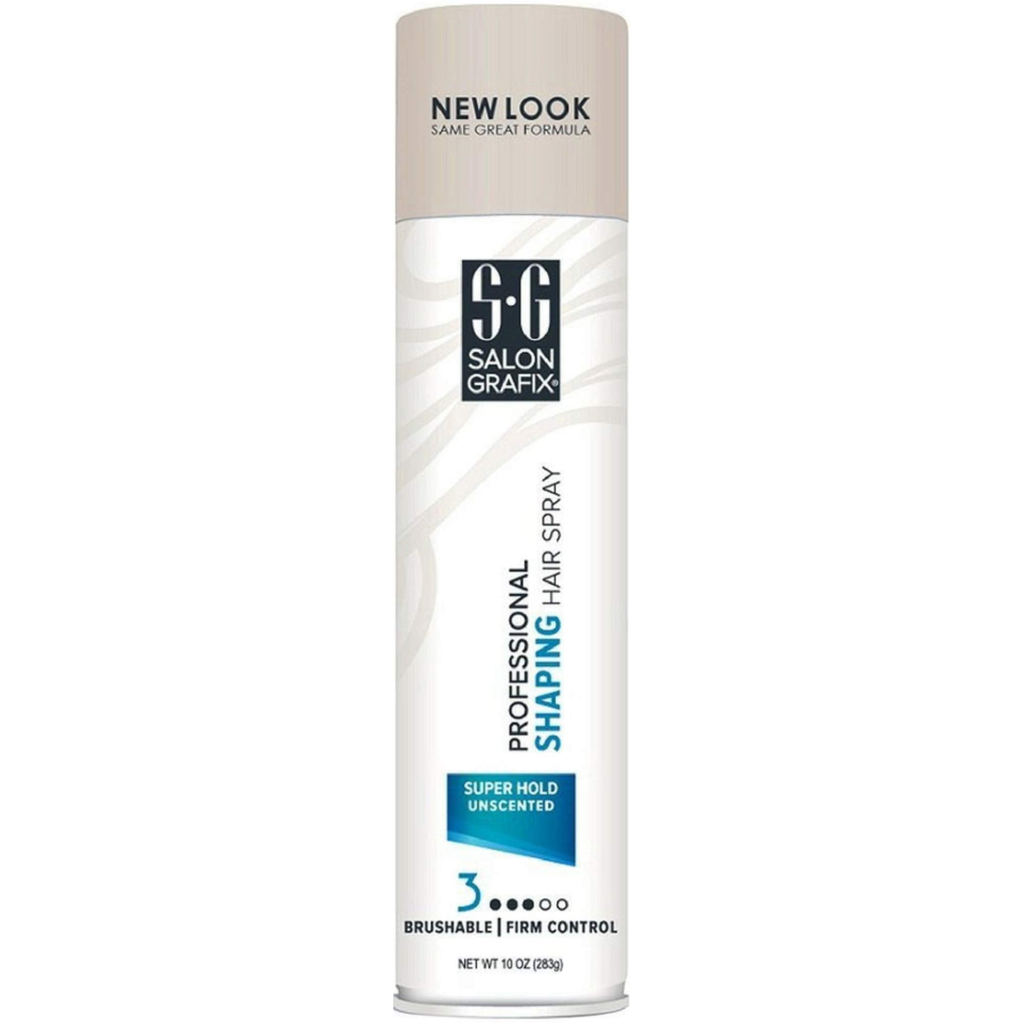 Salon Grafix Unscented Shaping Hair Spray — 10 oz, 5-Pack | Fast-Drying, Humidity-Resistant Hold