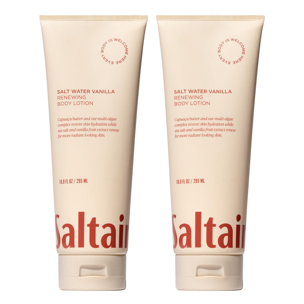 Saltair Body Lotion - 2 Pack | Hydrating Cream for Dry Skin with Salt Water Vanilla Scent