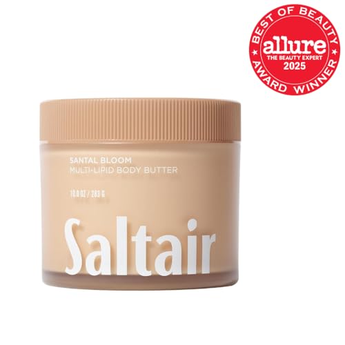 Saltair Multi-Lipid Body Butter – Rich Hydration with Ceramide Complex | Santal Bloom 10oz